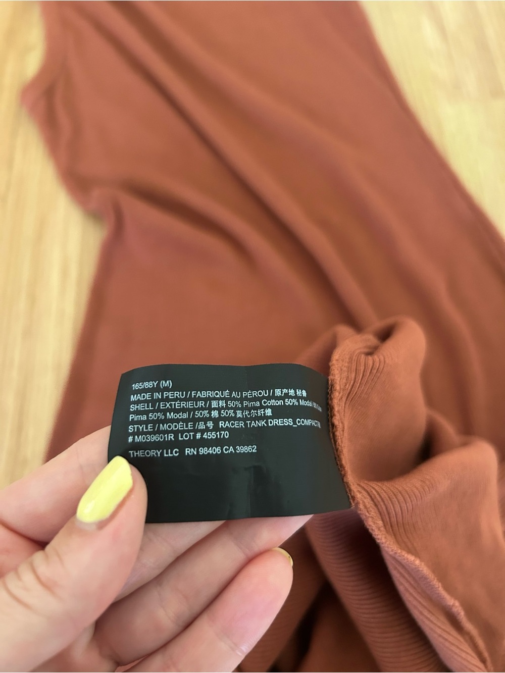 Theory Ribbed Dress - Picture 8 of 8